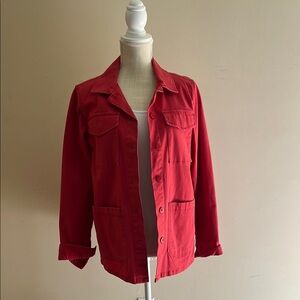 Sanctuary Women’s Red Cotton Jacket Size: S